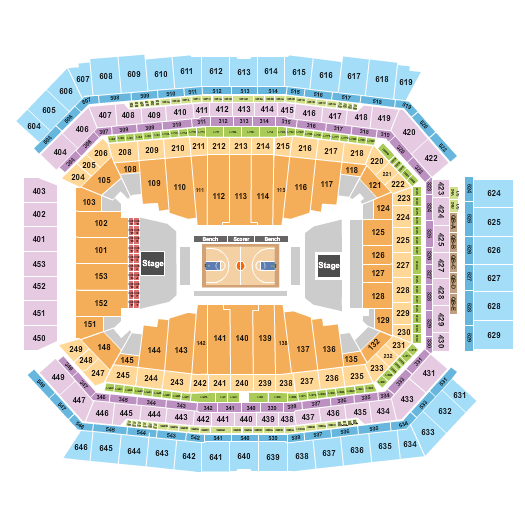 Lucas Oil Stadium NCAA Seating Chart